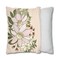 Magnolia Pastel Bouquet on Vanilla Square Pillow CASE ONLY, 4 sizes available, Floral throw pillow, Farmhouse Country Decor, Holiday Decor product 2